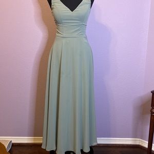Dear, Cleo Prom/Bridesmaid dress (sage/pale green)